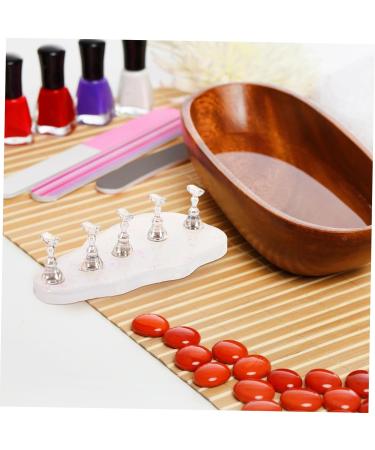 Ipetboom 1 Set Nail Art Stand Fake Nail Stand Nail Stands Fake Nail Holder Shoe Straps Nail Supplies Press on Nail Stand Practice Nail Tips Nail Accessories Acrylic Suite Symphony - Buy Online on GoSupps.com