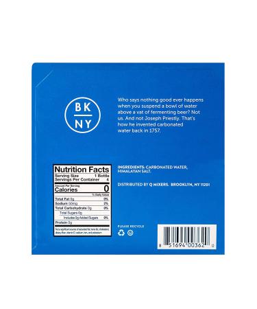 Q Mixers Premium Club Soda - 6.7 Fl Oz (Pack of 24) | Crisp and Refreshing - Buy Online on GoSupps.com