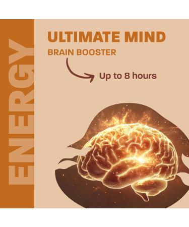 Ultimate Mind Brain Supplement Memory Focus Mental Sharpness Brain Booster Enhanced productivity 6 Ingredients: L-theanine Ginko Biloba Bacopa Monnieri Ginseng and more - 60 Capsules - Buy Online on GoSupps.com