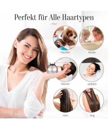 2 in 1 Scalp Massage Brush & Hair Applicator Bottle - 30ml Head Massager for Wet & Dry Use | Essential Oil Serum Treatment - Buy Online on GoSupps.com