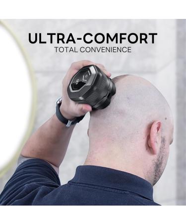 DOAO Men's Waterproof Cordless Head Shaver 2024 - 6D Flexible Head, Magnetic Blade, USB-C Port - Dry/Wet Electric Shaver for Bald Men - Buy Online on GoSupps.com
