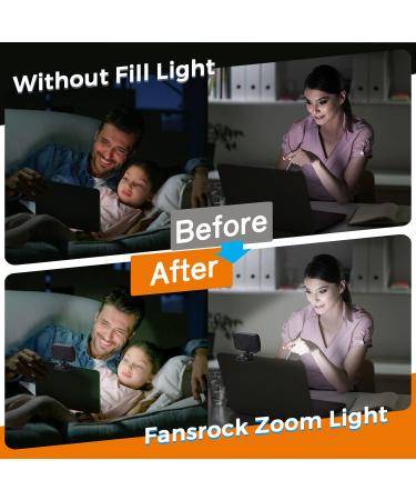 Video Conference & Webcam Lighting for Remote Work, Zoom Calls, Live Streaming - Sturdy Clip On Video Light for Zoom Meetings - Buy Online on GoSupps.com