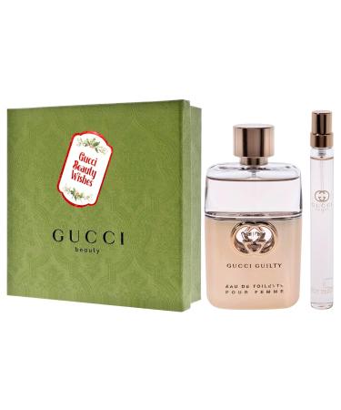 Gucci Guilty by Gucci for Women - 2 Pc Mini Gift Set 1.6oz EDT Spray 0.33oz EDT Spray - Buy Online on GoSupps.com
