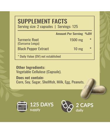 HERBAMAMA Turmeric and Mullein Leaf Kit - Bundle of 1500 mg Turmeric Curcumin Capsules & Mullein Leaf Extract Tincture - Vegan Non GMO Sugar & Alcohol-Free - 2 Pack - Buy Online on GoSupps.com