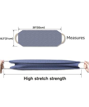 Evridwear Exfoliating Back Scrubber with Handles - Dual-Sided for Deep Cleansing and Blood Circulation - Men and Women - One Size - Buy Online on GoSupps.com