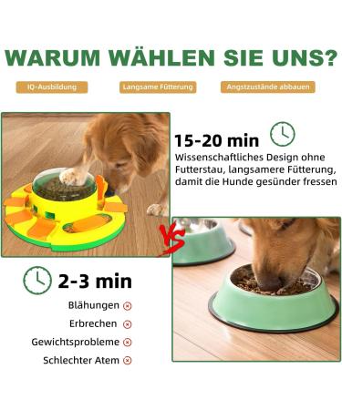 Dufuso Dog Toys - Level 2 Intelligence Toys for Large Medium & Small Dogs - Enhance Your Dog's Learning & Playtime - A-Green - Buy Online on GoSupps.com