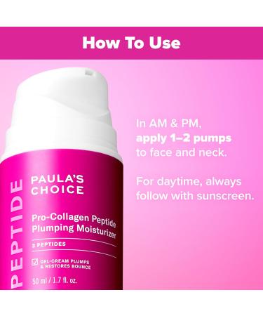 Paula's Choice Pro-Collagen Peptide Plumping Moisturizer Daily Gel-Cream for Deep Lightweight Hydration & Pro-Collagen Peptide Gloss Lip Balm Hydrates & Smooths Lips Sheer Tint Non-Sticky - Buy Online on GoSupps.com