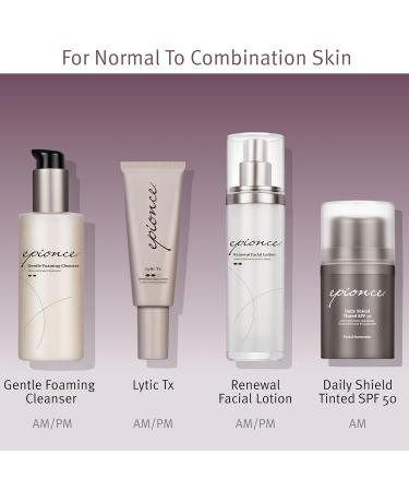 Epionce 4-Step Anti-Aging Routine with Cleanser Moisturizer Face Mask & Tinted SPF - Buy Online on GoSupps.com