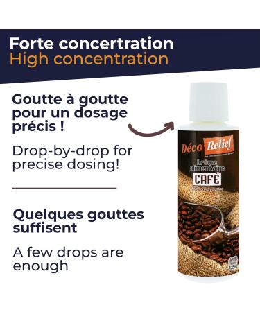 D co Relief - Liquid Coffee Flavor 125ml - Food Flavor for Baking Cooking - Professional Ingredient - Buy Online on GoSupps.com