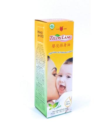Cap Lang Eagle Brand Telon Oil 15ml - Pack of 4 | Soothing Baby Massage Oil - Buy Online on GoSupps.com