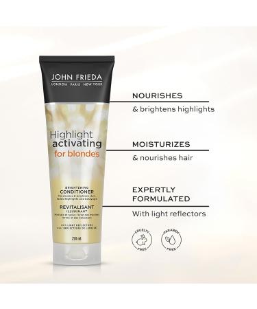 John Frieda Highlight Activating Brightening Conditioner for Restoring Faded Blonde Hair (250 mL) - Buy Online on GoSupps.com
