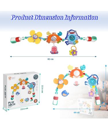 Buy Baby Toys for 0-6 Months: Stroller Play Arch & Sensory Toys - Perfect Christmas & Birthday Gifts for Newborns! - Buy Online on GoSupps.com