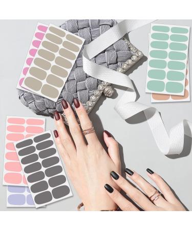 SILPECWEE Nail Polish Strips - 16 Self-Adhesive Wraps for Women, Elegant Style Manicure Stickers with Nail File - Buy Online on GoSupps.com