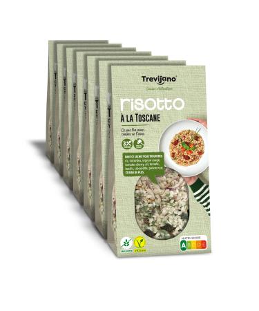 TREVIJANO Tuscan Risotto: 7 sachets of 280 g each. An extremely aromatic recipe based on rice, nuts, vegetables and spices. No additives or added salt.