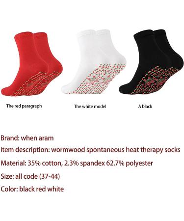Heated Magnetic Self-Heating Winter Socks Set | 3pcs Comfortable Warming Socks | for Women & Men | Christmas Gift - Buy Online on GoSupps.com