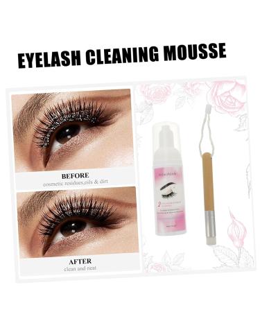 Balacoo Eyelash Cleansing Mousse & Lash Glue Remover - 2-in-1 Eye Cleaner & Mascara Wash with Boho Alligator Hair Clips - International Shipping Available - Buy Online on GoSupps.com