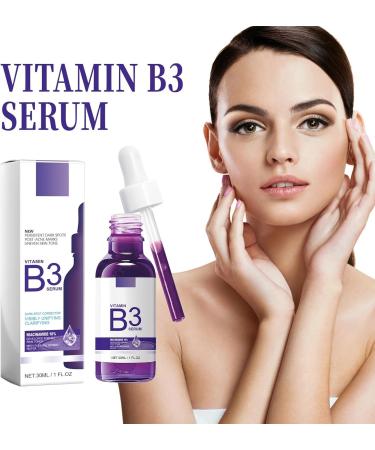  G n rique B3 Vitamin B3 Serum Dark Spot Corrector Niacinamide and Anti-Wrinkle Face Serum Firms & Brightens Complexion 30ml (2PC) - Buy Online on GoSupps.com