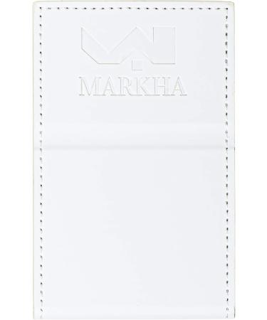 MARKHA Unbreakable Stainless Steel Pocket Mirror with White Case Cover - Portable Mirror for Men and Women - Buy Online on GoSupps.com