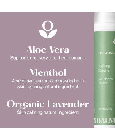 Balmonds Cooling Cream 100 millilitres Natural Lotion with Menthol and Aloe Vera for Eczema and Rosacea - Buy Online on GoSupps.com