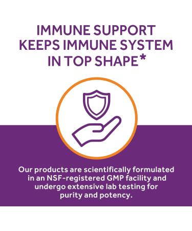 Whollium Immune Support Capsules - Elderberry with Vitamin C, D3, Zinc, Selenium, Echinacea, Garlic, Ginger & Black Pepper for Antioxidant Boost - 60 Vegetarian Caps - Buy Online on GoSupps.com