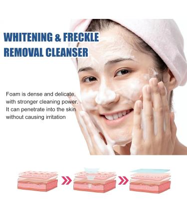 Brightening And Spot-Removing Facial Cleanser - Deeply Control Oil Clean Pores Fade Spots & Scars Hydrate And Nourish All Skin Types(2PCS) - Buy Online on GoSupps.com