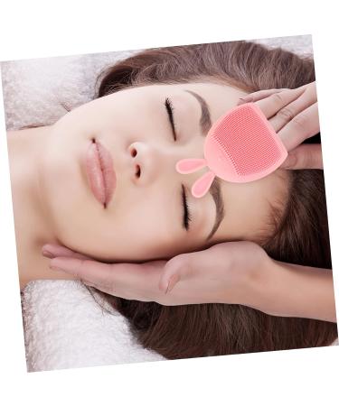 minkissy 12 Pcs Rabbit Ears Facial Brush Facial Cleanser Brush Hand Held Massager Face Massager Brush Crystal Perfume Bottle Wash Face Home Facial Brush Body Face Brush Cat Paw Washbasin Light Pinkx3pcs 7.5x7.5cmx3pcs - Buy Online on GoSupps.com