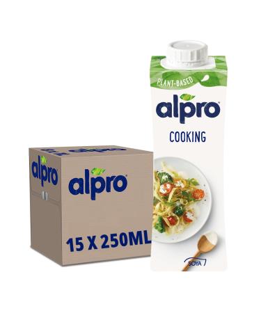 Alpro - Vegetable Cream - Soy For Cooking - 250mL - Pack of 15x250mL
