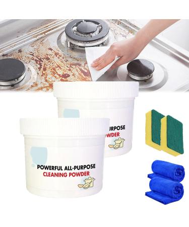 Gumaxx Cleaner Household Multifunctional Strong Cleaning Agent Gumaxx Powerful Kitchen All-Purpose Powder Cleaner Kitchen Cleaning Powder for Grease All Purpose Cleaning Powder (2pc-250g)