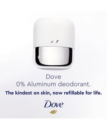 Dove Women's Refillable Deodorant Kit, Cucumber & Green Tea, 0% Aluminum - 2 Refills (1.13oz each) - Buy Online on GoSupps.com