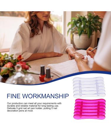 Buy Lurrose 4-Piece Nail Pencil Holder & Makeup Brush Rack - Durable ABS Cosmetic Stand for Eyeliner & Manicure Tools - International Shipping Available - Buy Online on GoSupps.com