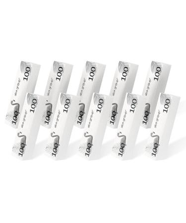 ABA Group Professional Nail Polier Block for polishing polishing block nail polishing cubes hard-wearing for one-time use precise manufactured in EU manicure pedicure polishing set 10 pieces (100/100)