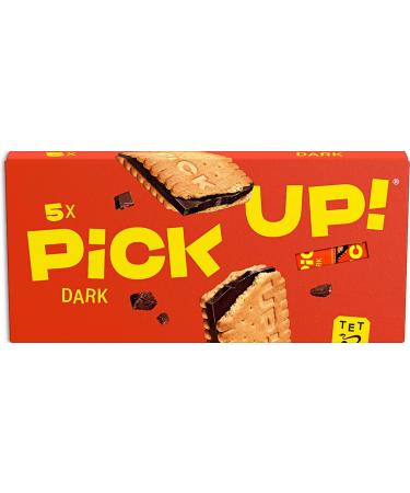 PICK UP! Dark - 10 biscuit bars - Dark Chocolate Bar (45%) in a Pastry Sandwich / Germany - Buy Online on GoSupps.com