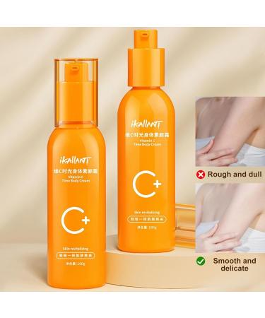  Youngwier Vitamin C Body Cream - 100ml Nourishing Lazy Cream with Vitamin C for Skin - Long Lasting Makeup Body Lotions for Dry Skin with Irregular Skin Tone Youngwier - Buy Online on GoSupps.com