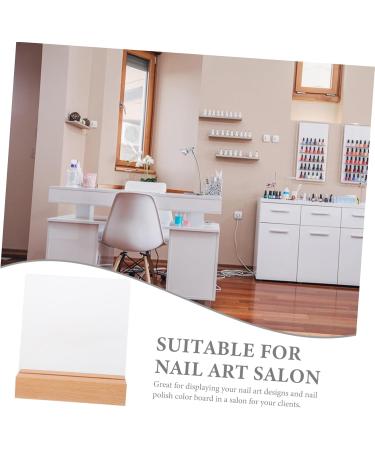 GLEAVI Nail Display Board Tips Nail Tip Display Boards Reusable False Nail Holder Fake Nail Holder Emblems Sign False Nail Display Stand Earrings Art Business Card Holder Jewelry Acrylic - Buy Online on GoSupps.com