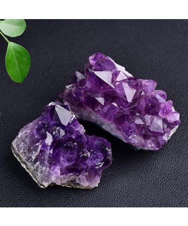 Natural Amethyst Geode Cave Crystal Stones Rock Cluster Druzy Witchcraft Raw Amethyst Gemstone Specimen 80g (Color : 200g) - Buy Online on GoSupps.com