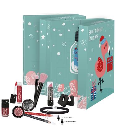 Fash!-Cosmetics advent calendar for teens all for you 24 beauty and make-up surprises highlights for eyes lips and face in a noble box special gift idea for young women 2022