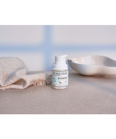 Ecooking 24 Hour Cream All-In-One Face Moisturiser 50ml | Enriched with Hyaluronic Acid Vitamin E & Shea Butter | Nourishing Lightweight & Non-Greasy for All Day Hydration - Buy Online on GoSupps.com