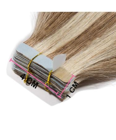 SEGO TAPE Hair Extension Glue | 20 Tressen Remy Real Hair - 18 (#12P613) | Free 10 Pcs Tapes | White Brown/Light Blond - 50g - Buy Online on GoSupps.com