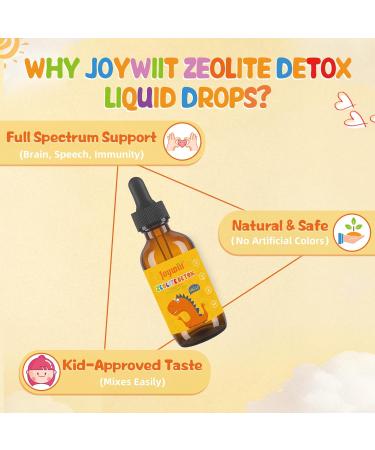 Magnesium Malate + L-Theanine + CoQ10 + B6 Strawberry Gummies & Zeolite Detox for Kids Drops (B12 Folate D3 Prebiotic Orange) Immune Support Vegan Non-GMO 60 Gummies + 60mL - Buy Online on GoSupps.com
