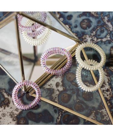 invisibobble SLIM Traceless Spiral Hair Ties - Pack of 3 Vanity Fairy - Buy Online on GoSupps.com