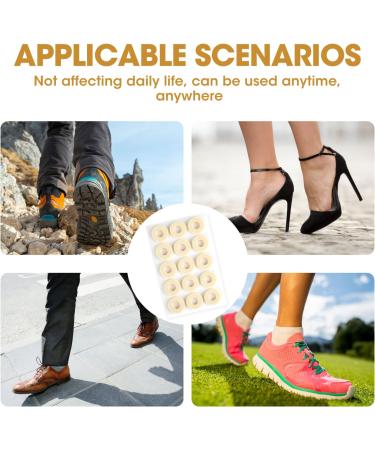 Corn Cushions 60 Pcs - Footcare Corn Pads for Corn & Callus Removal - Soft Latex Foam - Self-Adhesive Bunion Plasters - Reduce Foot Pain - Buy Online on GoSupps.com