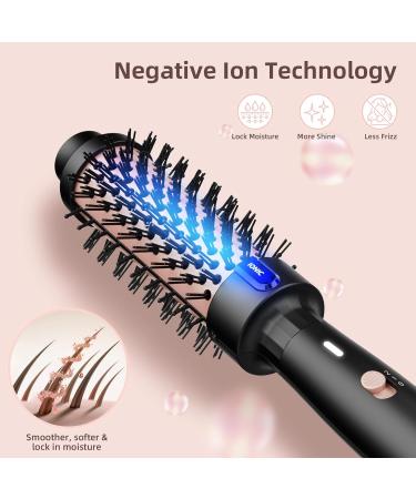 Shop 1.5 Inch Thermal Brush Blowout - Heated Round Curling Brush for Volume & Curls | Negative Ion Technology - Rose Gold - Buy Online on GoSupps.com