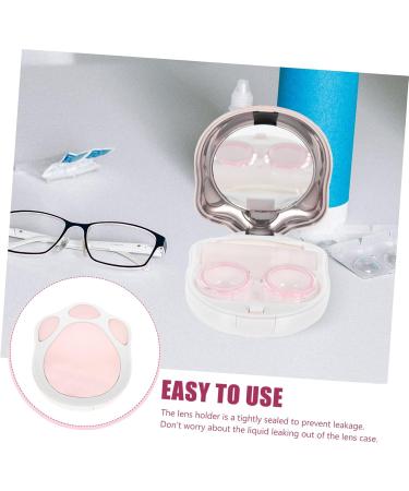 Buy Healvian Cat Claw Colored Contact Lens Containers - Travel Set with Inserting Stick & Tweezers | Perfect for Cosmetic Lenses - ABS Color Sorted - 2 Pack 8x7x2cm - Buy Online on GoSupps.com