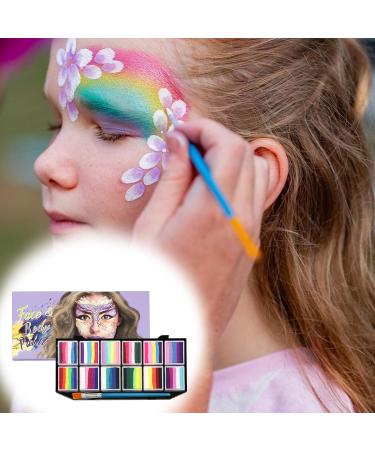 Face Palette - 251 g for Body Washable Makeup Suit with 12 Colours | for Face for and Adults Enhances Creative Expression So - Buy Online on GoSupps.com