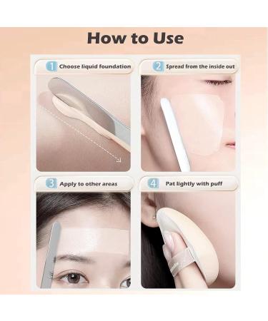 Penugo Picasso Korean Makeup Spatula and Palette Set with Stainless Steel Scraper Tool - Cosmetic Pigment Blending Palette for Makeup Artists - Buy Online on GoSupps.com