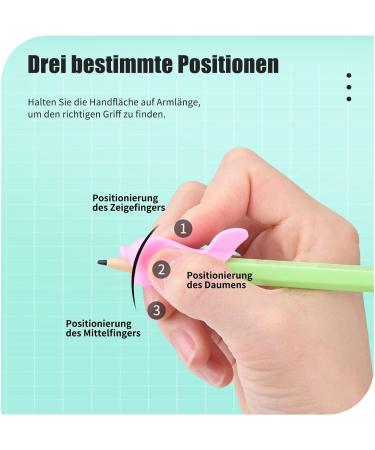 10 Pieces Suwiwkkoa Silicone Pencil Holder - Ergonomic Writing Aid for Children Compatible with Various Pens & Pencils - Buy Online on GoSupps.com