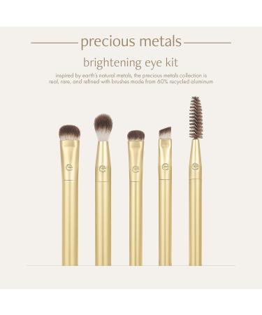 EcoTools Precious Metals Brightening Eye Set - 5 Piece Eco-Friendly Makeup Brush Kit - Buy Online on GoSupps.com