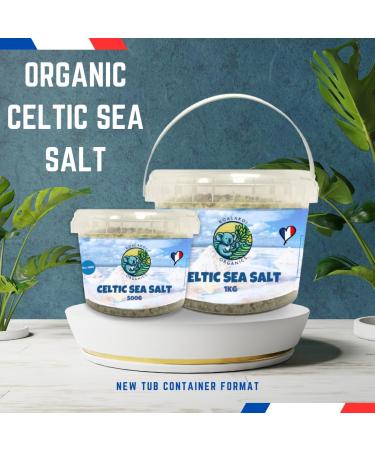 Celtic Sea Salt Organic 2.2 pounds - Healthy salt For Cooking and More (1kg) - Buy Online on GoSupps.com