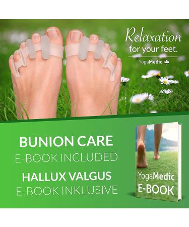 Toe Separator - 3 Pairs Silicone Toe Spreader for Hallux Valgus & Hammer Toe Relief | BPA-Free Universal Size - Buy Online on GoSupps.com