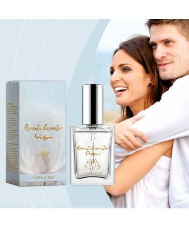 Perfume for Men Snow Lotus Encounter Perfume Energetic Long Lasting Eau De Parfum Fruity Spray Deodorant Suitable for Special Occasions Presents for Men 4.1x8cm White - Buy Online on GoSupps.com